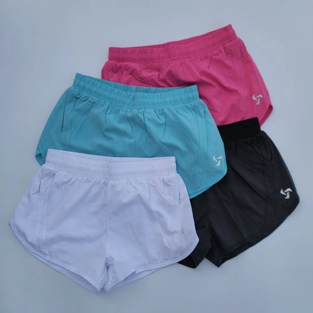 Pedigree FreeRUN High Waist Lined Shorts with Zipper Pockets | Pink